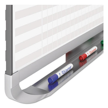 Quartet® Prestige 2 Total Erase Project Planning Board, 36 X 24, Graphite Frame freeshipping - TVN Wholesale